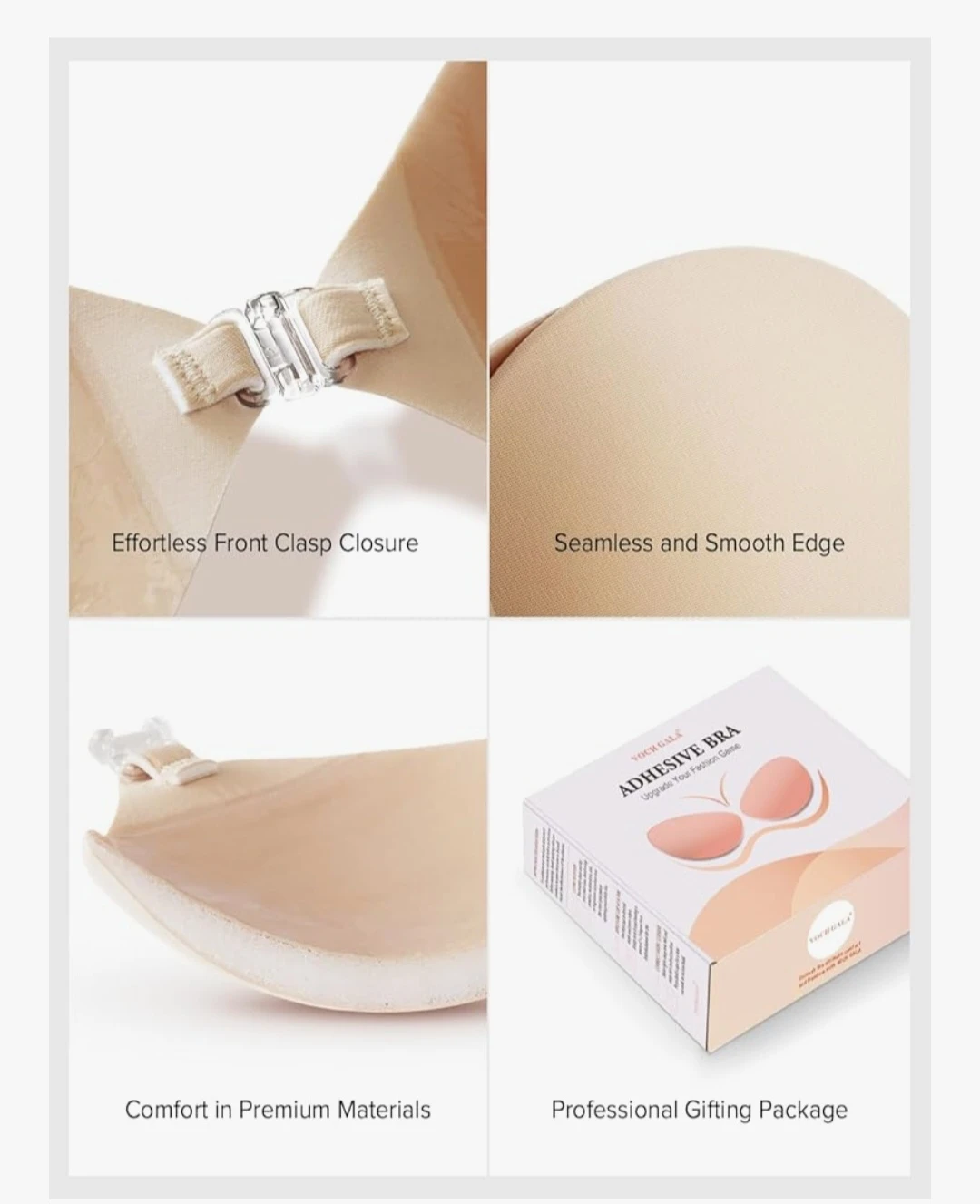 VOCH GALA Adhesive Bra - Nude & Black - photo 3
