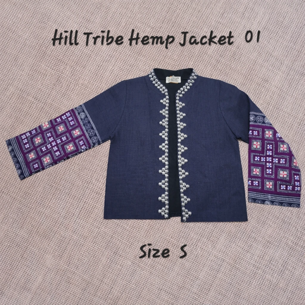 Hill Tribe Hemp Jacket - Size S - photo 2