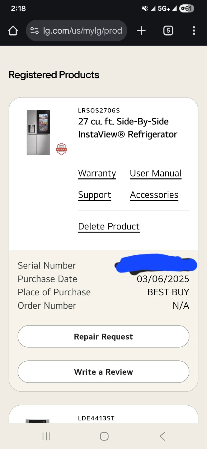 Moving - LG InstaView Door-in-Door Refrigerator - photo 4