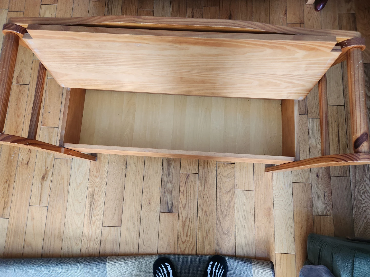 Wooden storage bench - photo 2