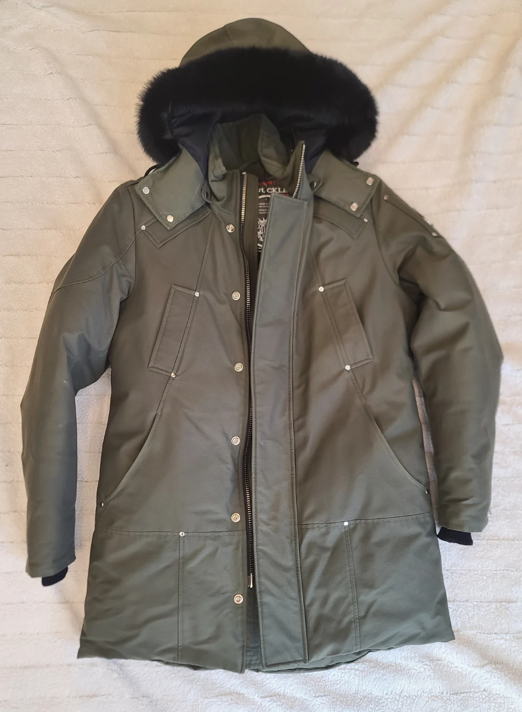 Moose Knuckles Parka Olive Green