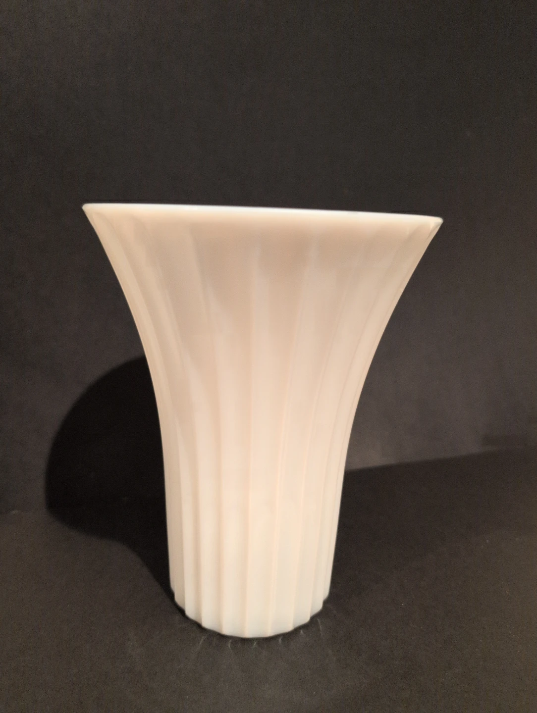 Vintage Anchor Hocking Milk Glass Vase