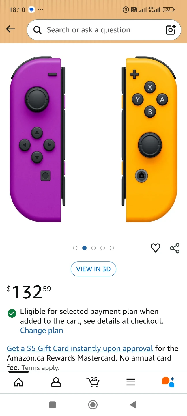 SplatDance Switch Controllers - Purple & Yellow - photo 3