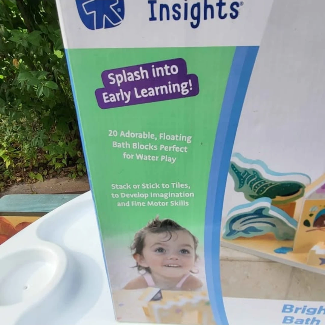 New Educational Insights Bright Basics Bath Blocks Retails $40 - photo 2