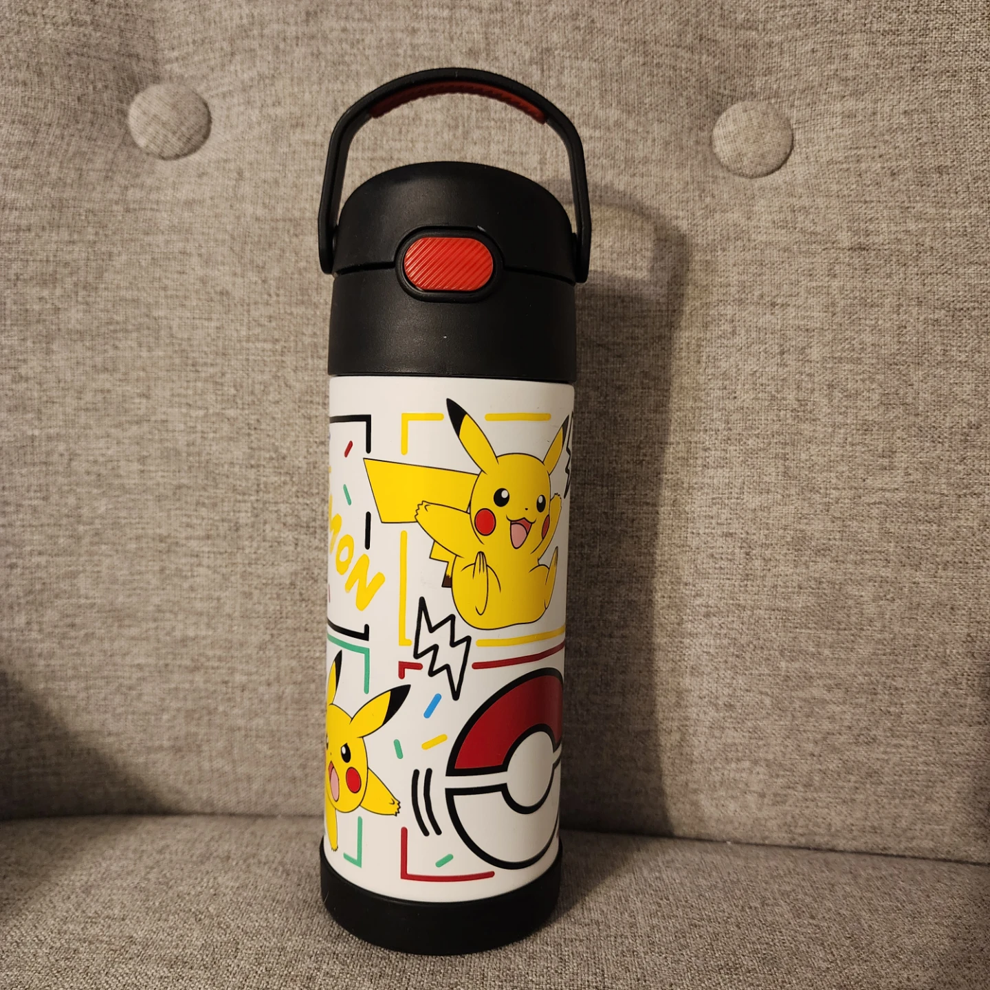 Thermos Funtainer 14 Oz Stainless Steel Insulated Bottle Pikachu