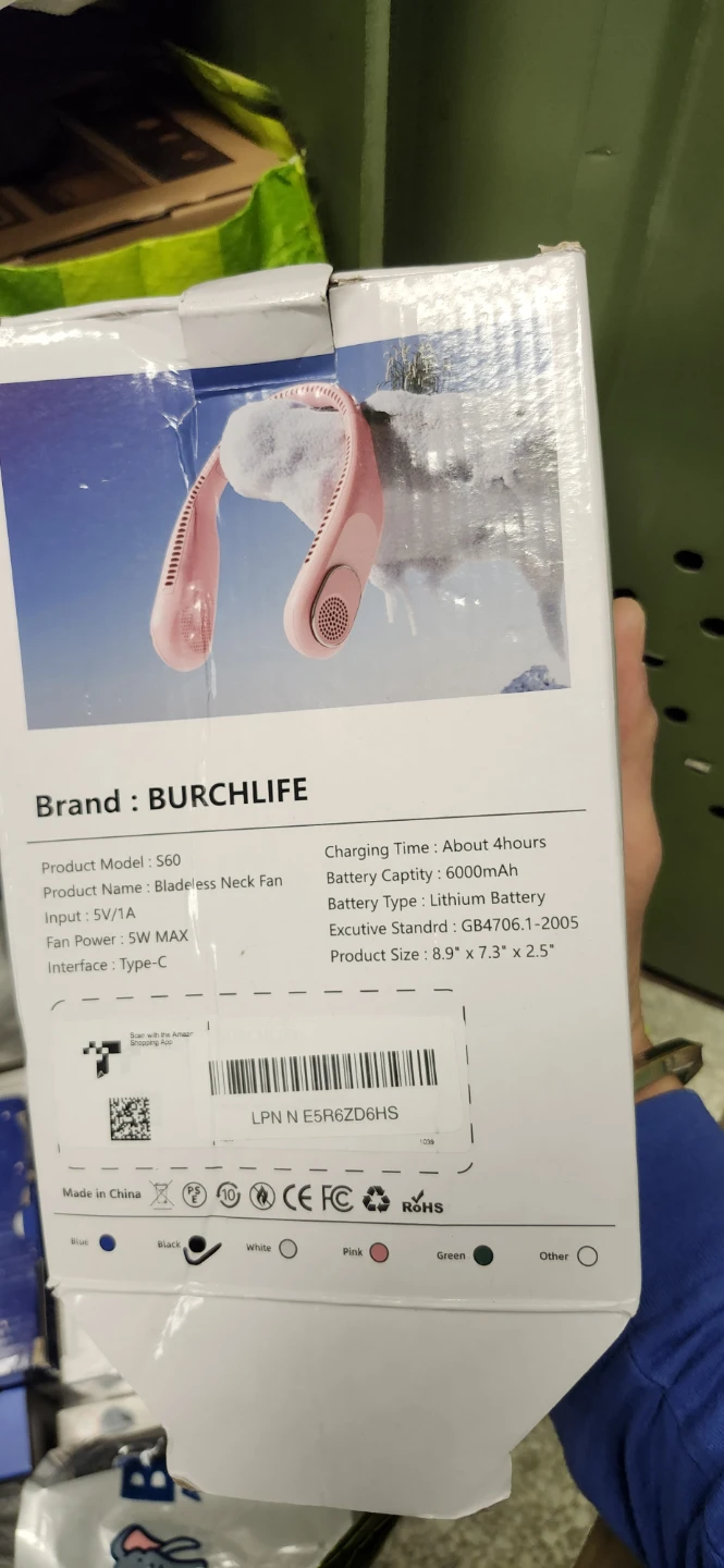 BURCHLIFE S60 Bladeless Neck Fan - photo 3