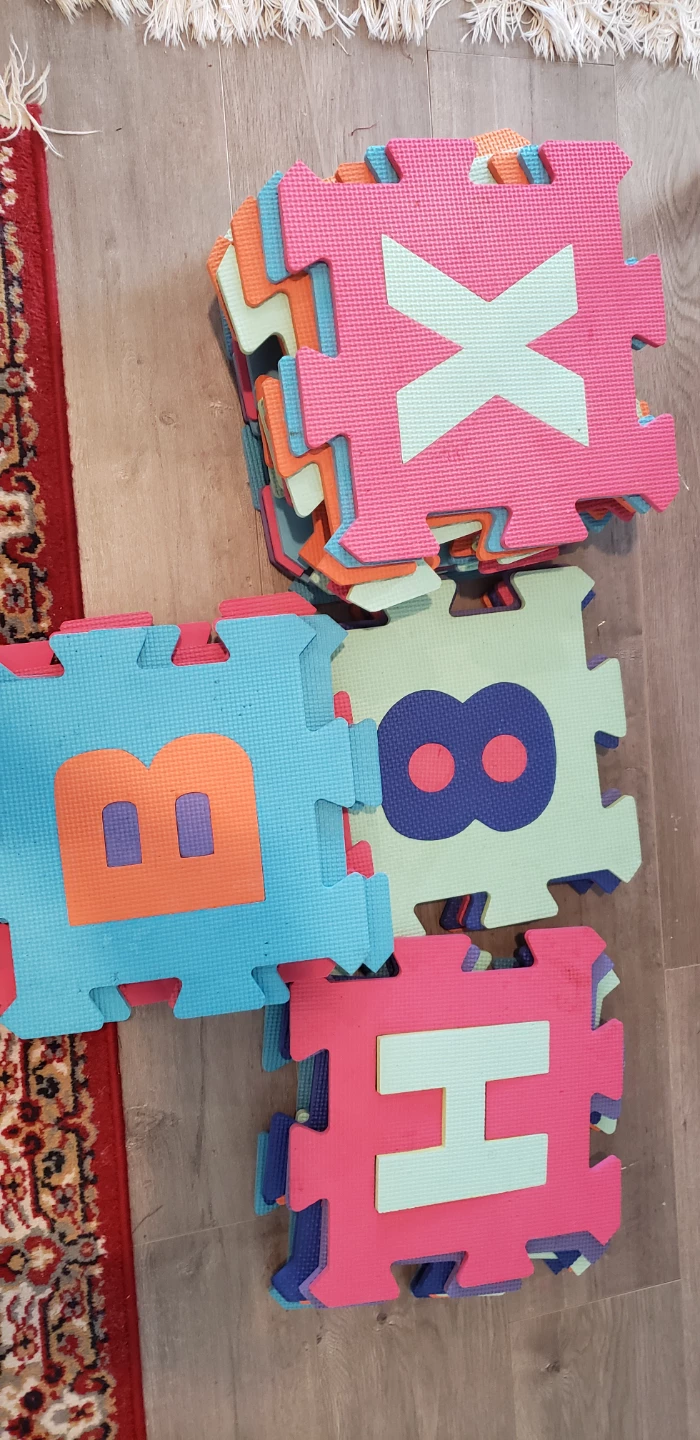 Foam Puzzle Mat Letters & Numbers Play Set - photo 2