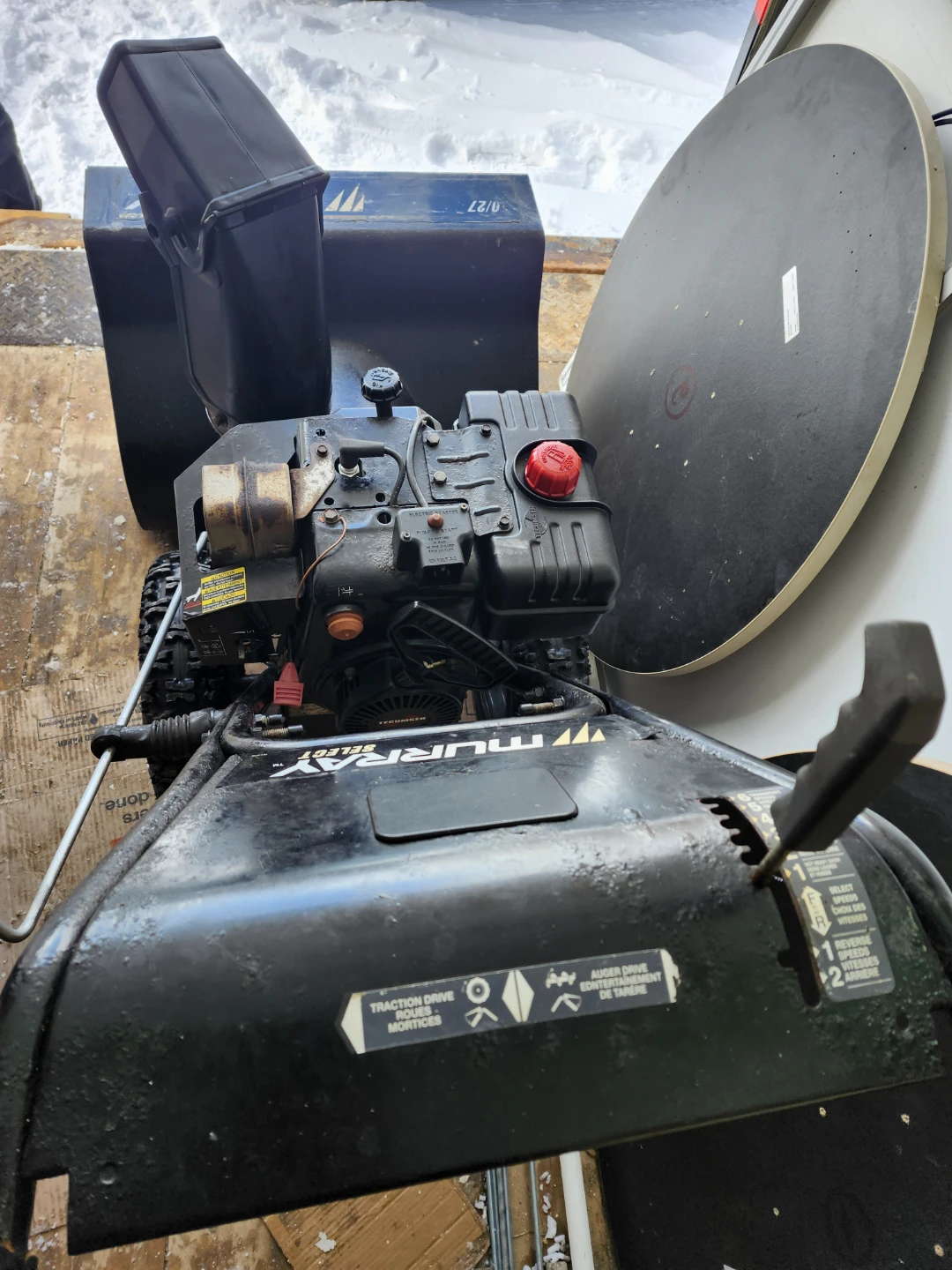 Heavy Duty Murray Snowblower 27inch 2 stage - photo 3