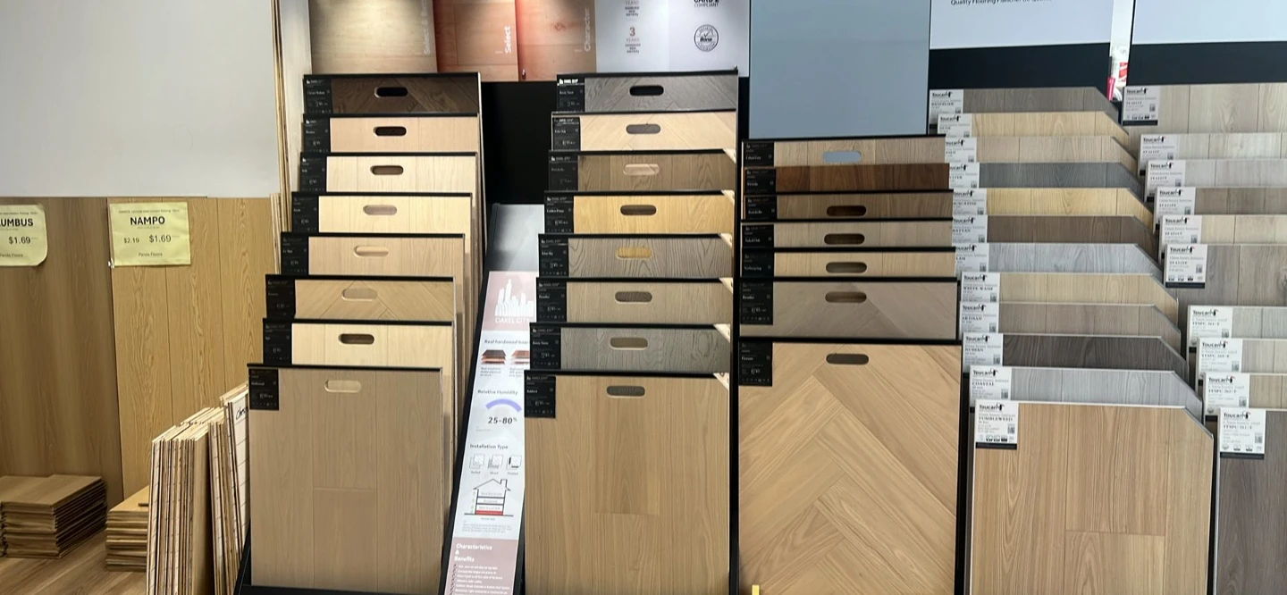 Engineered herringbone hardwood AB grade floors on sale - photo 3