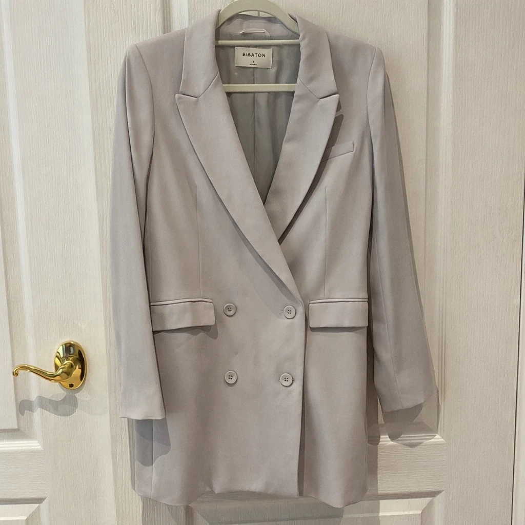Aritzia Babaton Amell Blazer Dress - Grey Size 2