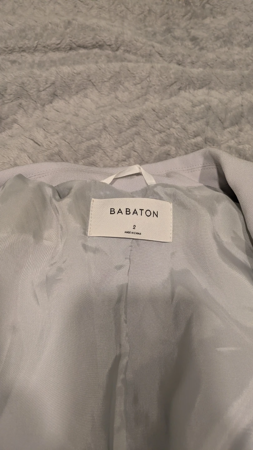 Aritzia Babaton Amell Blazer Dress - Grey Size 2 - photo 2