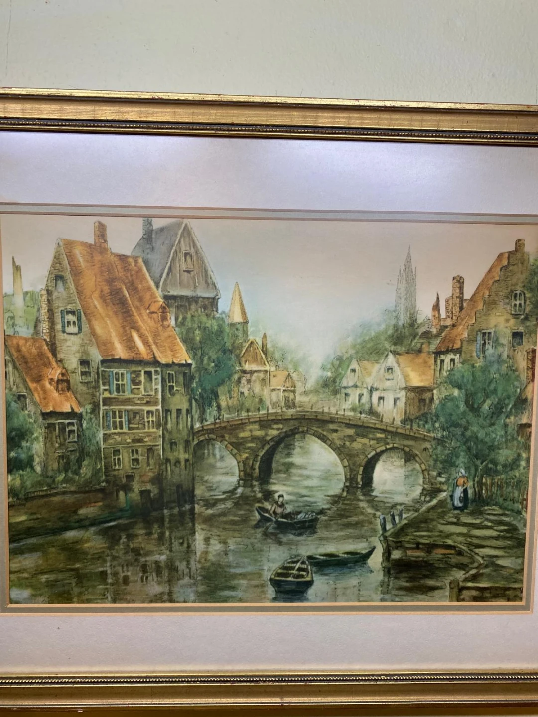 Framed Watercolor Painting - photo 2
