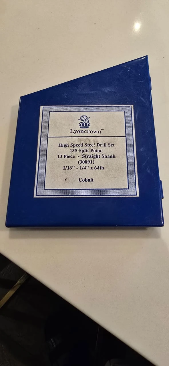Lyoncrown High Speed Steel Drill Set