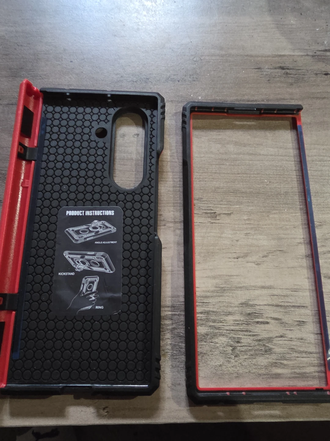 Red Samsung z 7 fold Phone Case