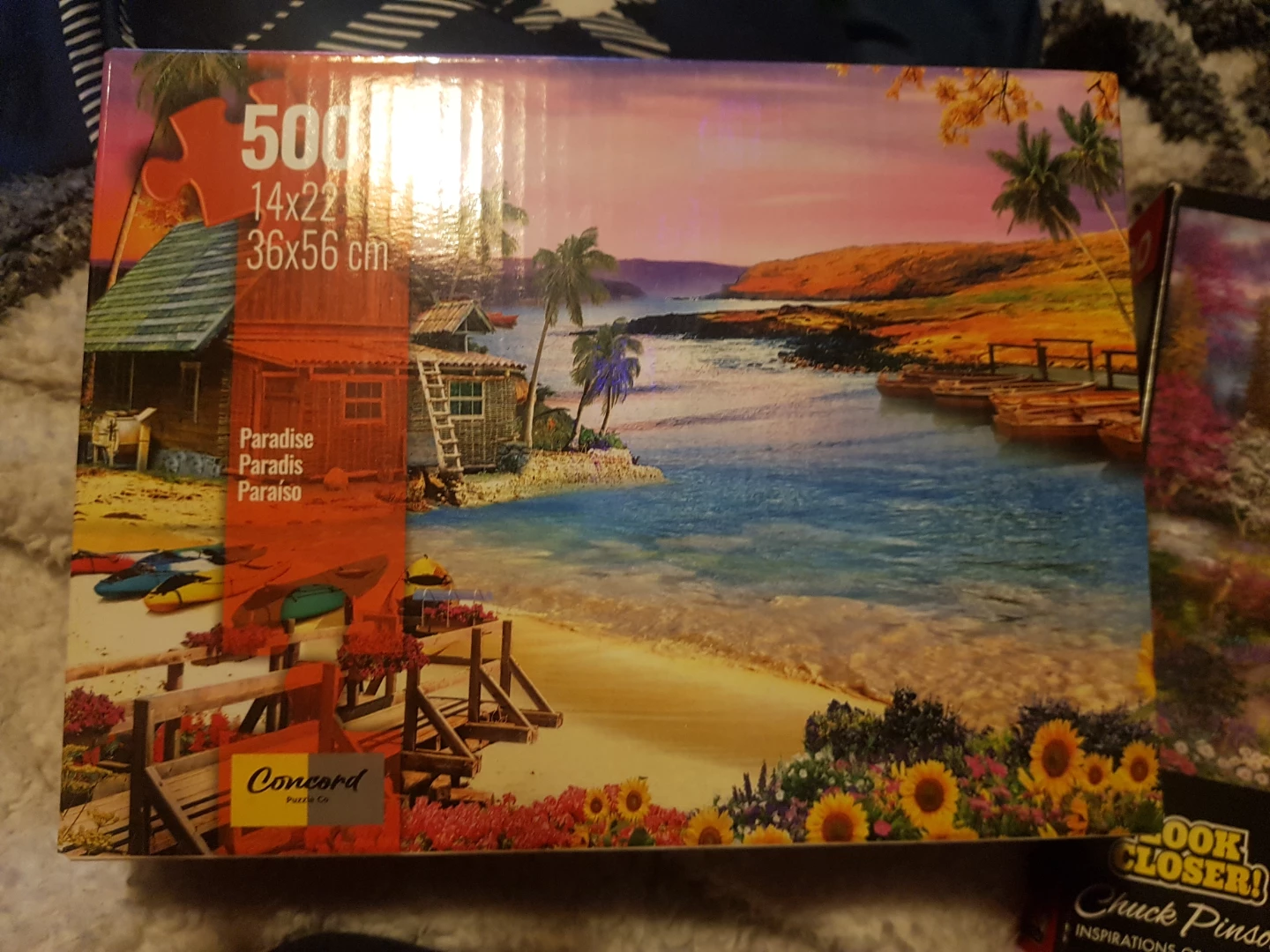 Concord Puzzle Co. 500 Piece Paradise Beach Jigsaw Puzzle FREE