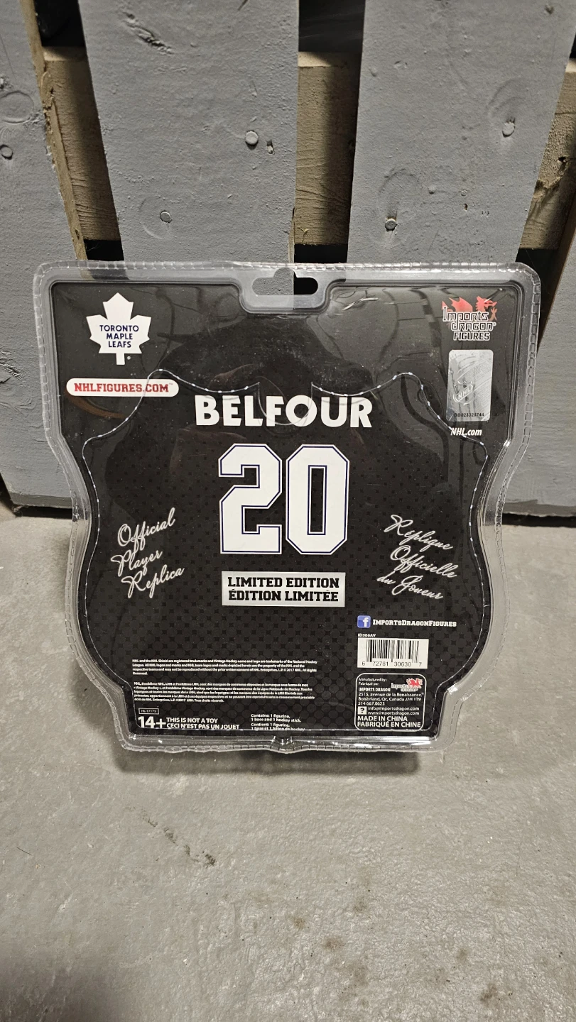 Vintage NHL Hockey Ed Belfour Toronto Maple Leafs Limited Figure - photo 3