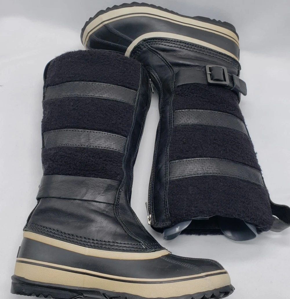 Sorel Joan of Arctic Black Winter Boots - Size 10
