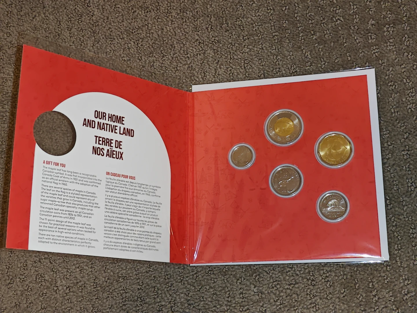 2021 Royal Canadian Mint "O Canada" 6-Coin Gift Set Uncirculated - photo 2
