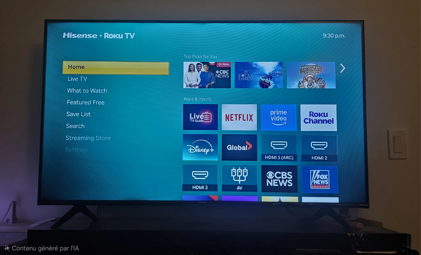 50 inch Hisense Roku Smart TV - photo 2