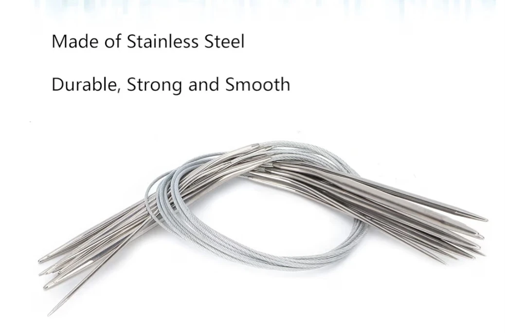 Circular Knitting Needles Stainless Steel Round Needles - photo 4