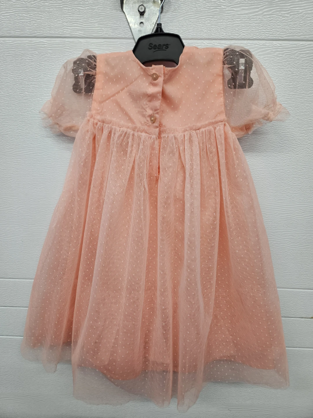 Peach Tulle Dress Size 5T - photo 2
