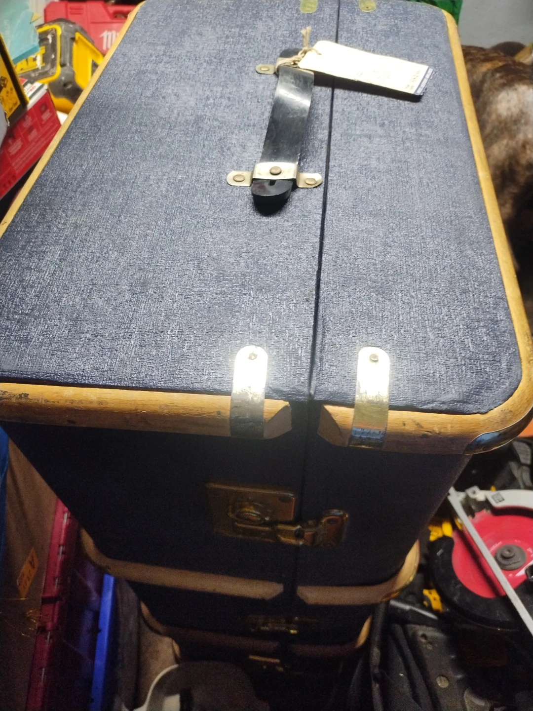 Vintage Blue Trunk