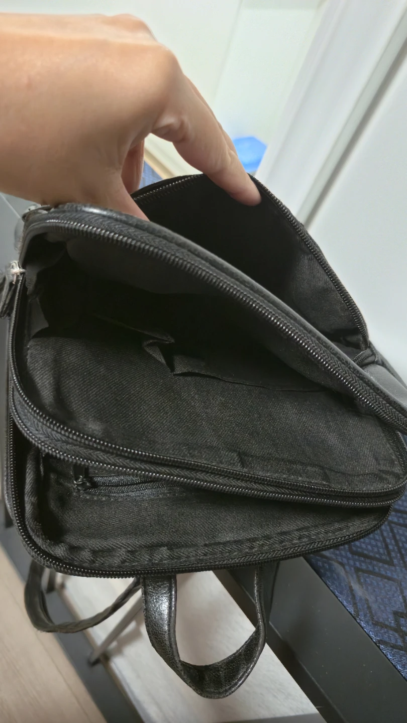 Black Leather Backpack - photo 3