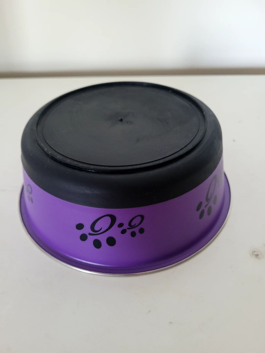 Purple Paw Print Pet Bowl🥕 freecylle - photo 2