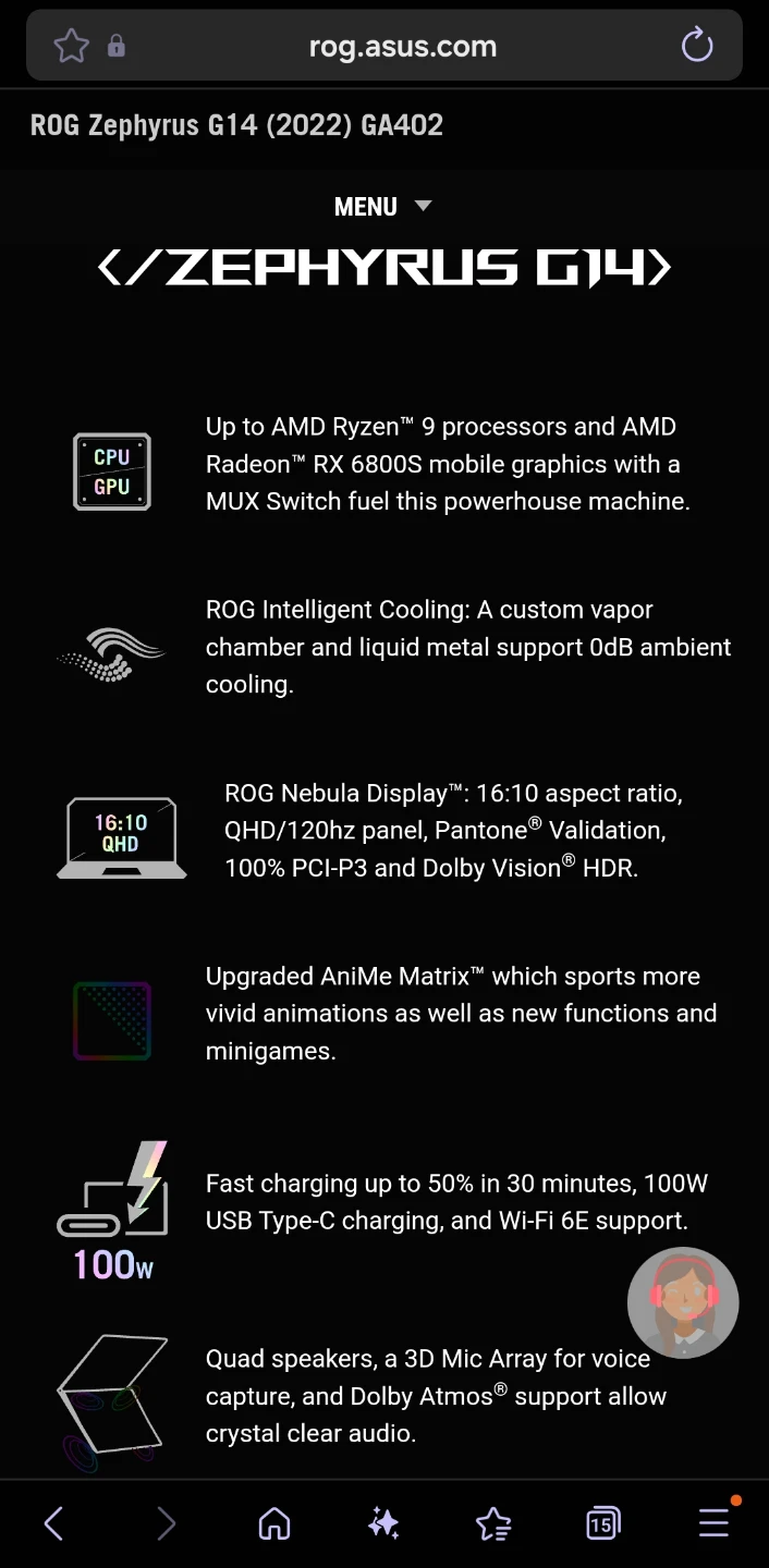 ROG Zephyrus G14 Gaming Laptop - photo 5