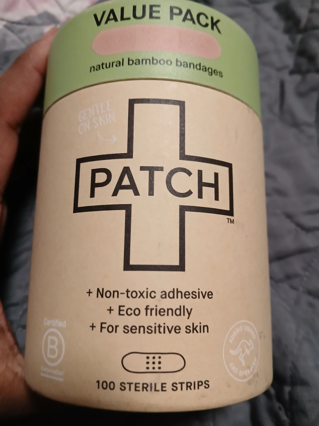 PATCH Natural Bamboo Bandages - 100 Sterile Strips