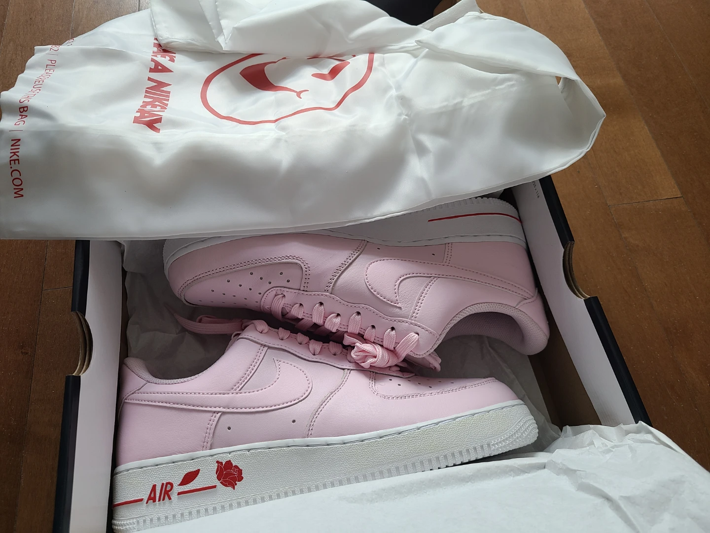 Nike Air Force 1 Pink Women's Sneakers - photo 3