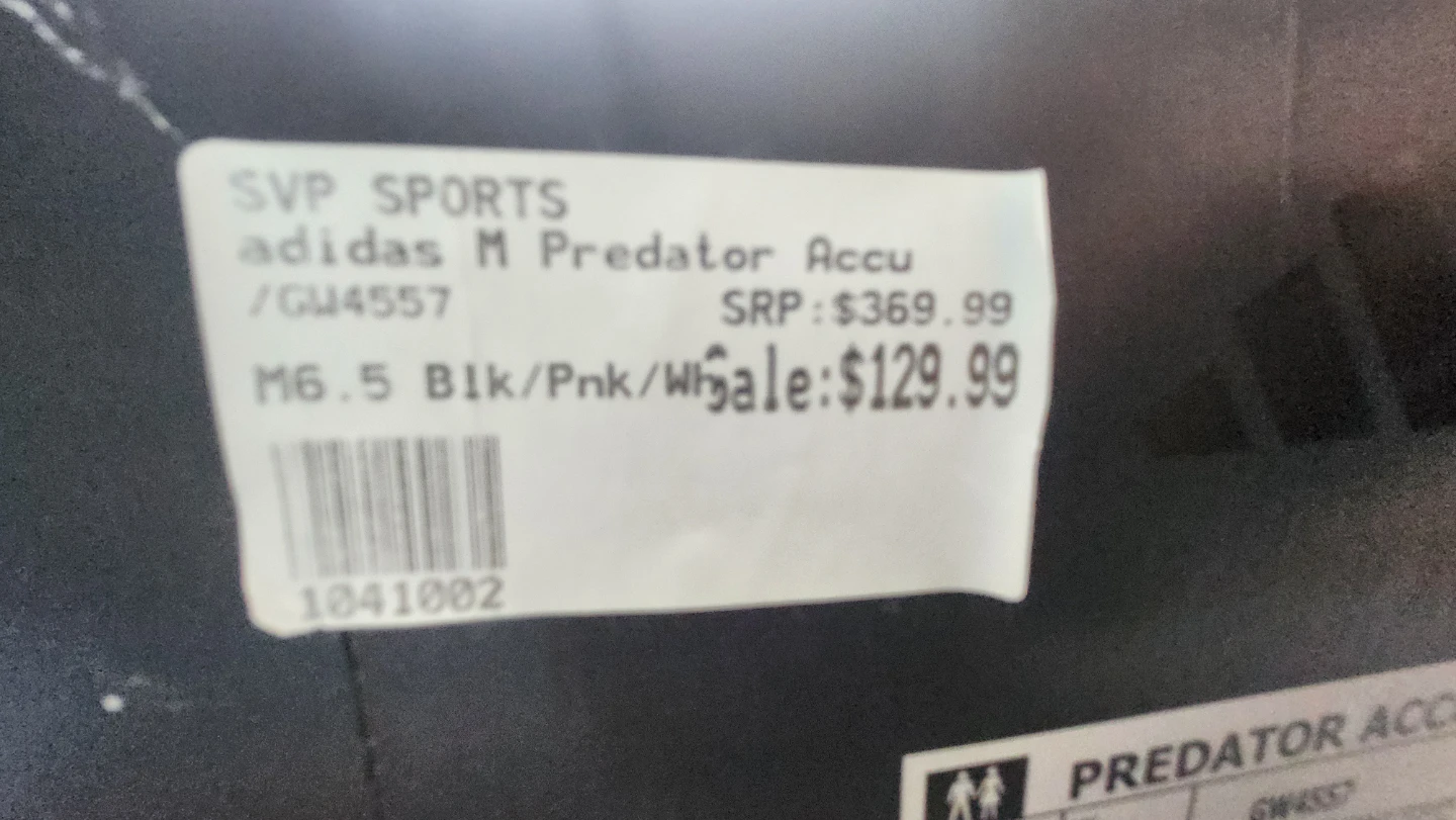 Adidas Predator Accuracy+ FG Soccer Cleats Black/Pink - photo 4
