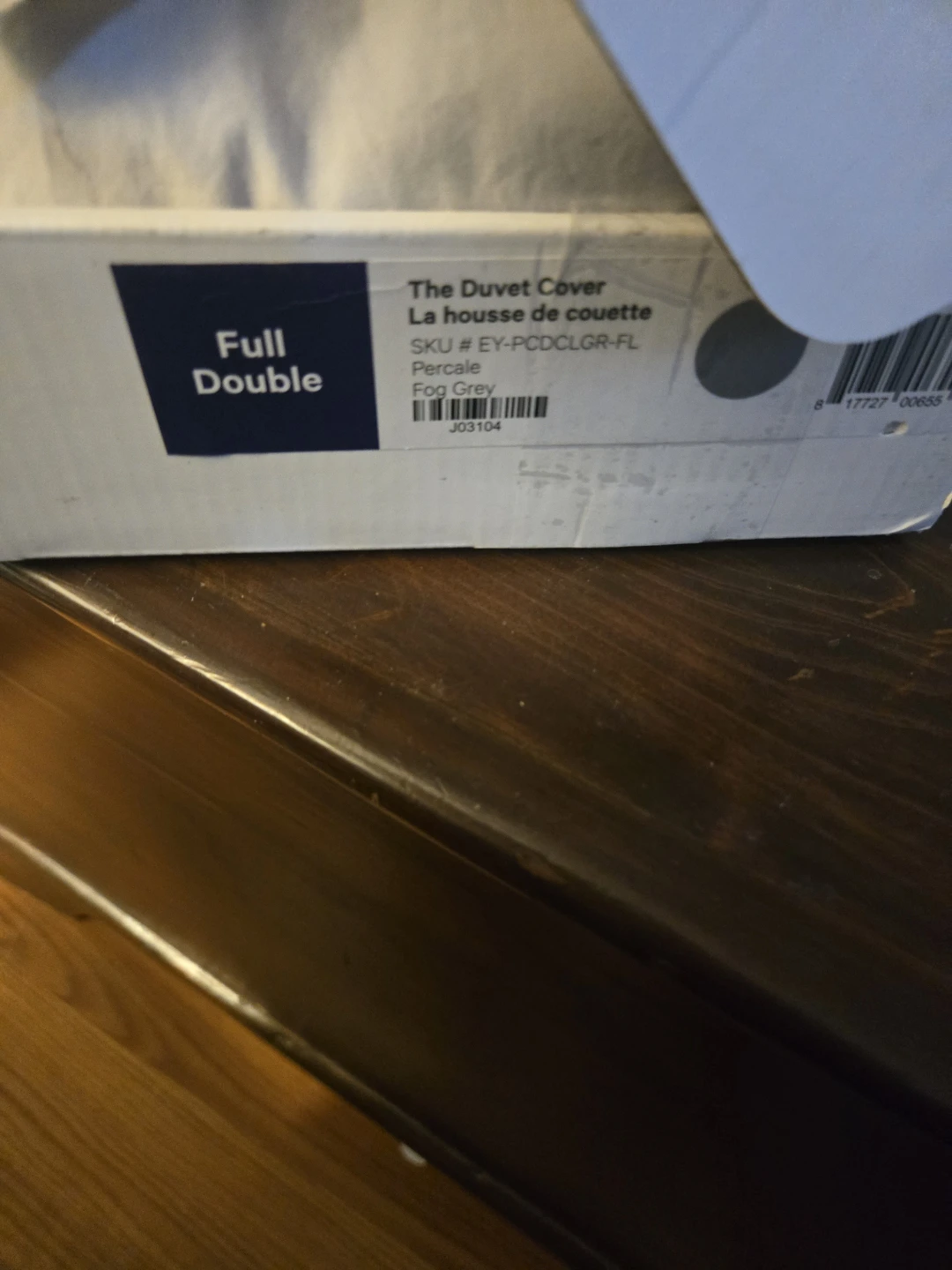 Endy The Duvet Cover Set - Full/Double, Fog Grey - photo 2