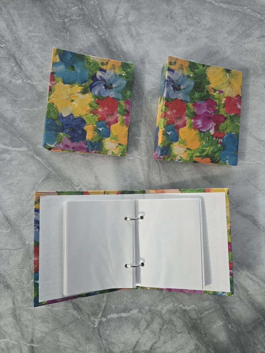 Floral Photo Album with Slip-In Sleeves
