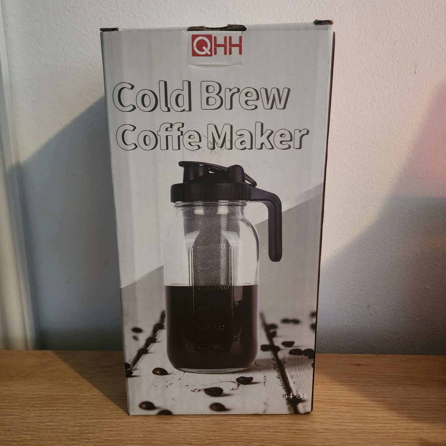 QHH Cold Brew Coffee Maker Glass Jar