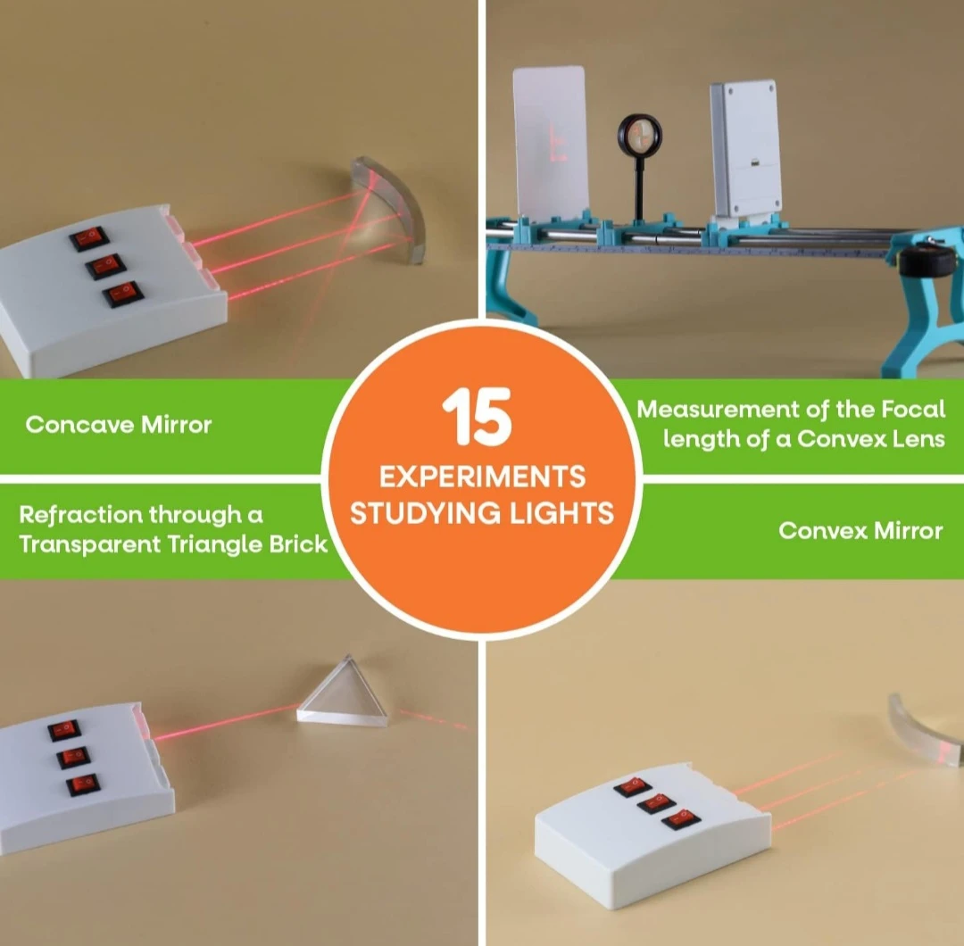 Teenii Optics Science Kit About Light Experiment for Kids,STEM.. - photo 4