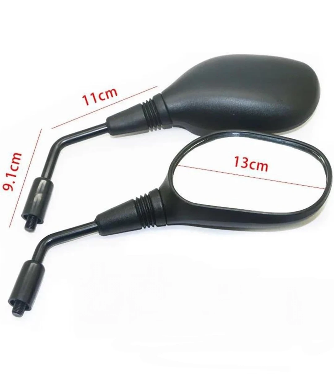 Left Motorcycle Mirror - Black - photo 5