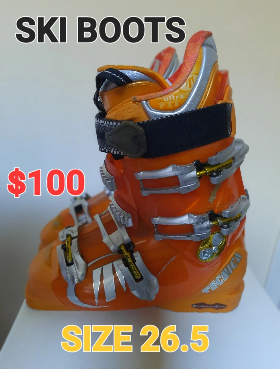 Ski Boots - Sizes & Prices on Pics