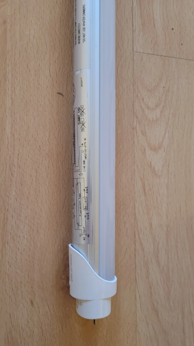 4ft T8 LED Tube Light - Ballast Bypass - High Efficiency
