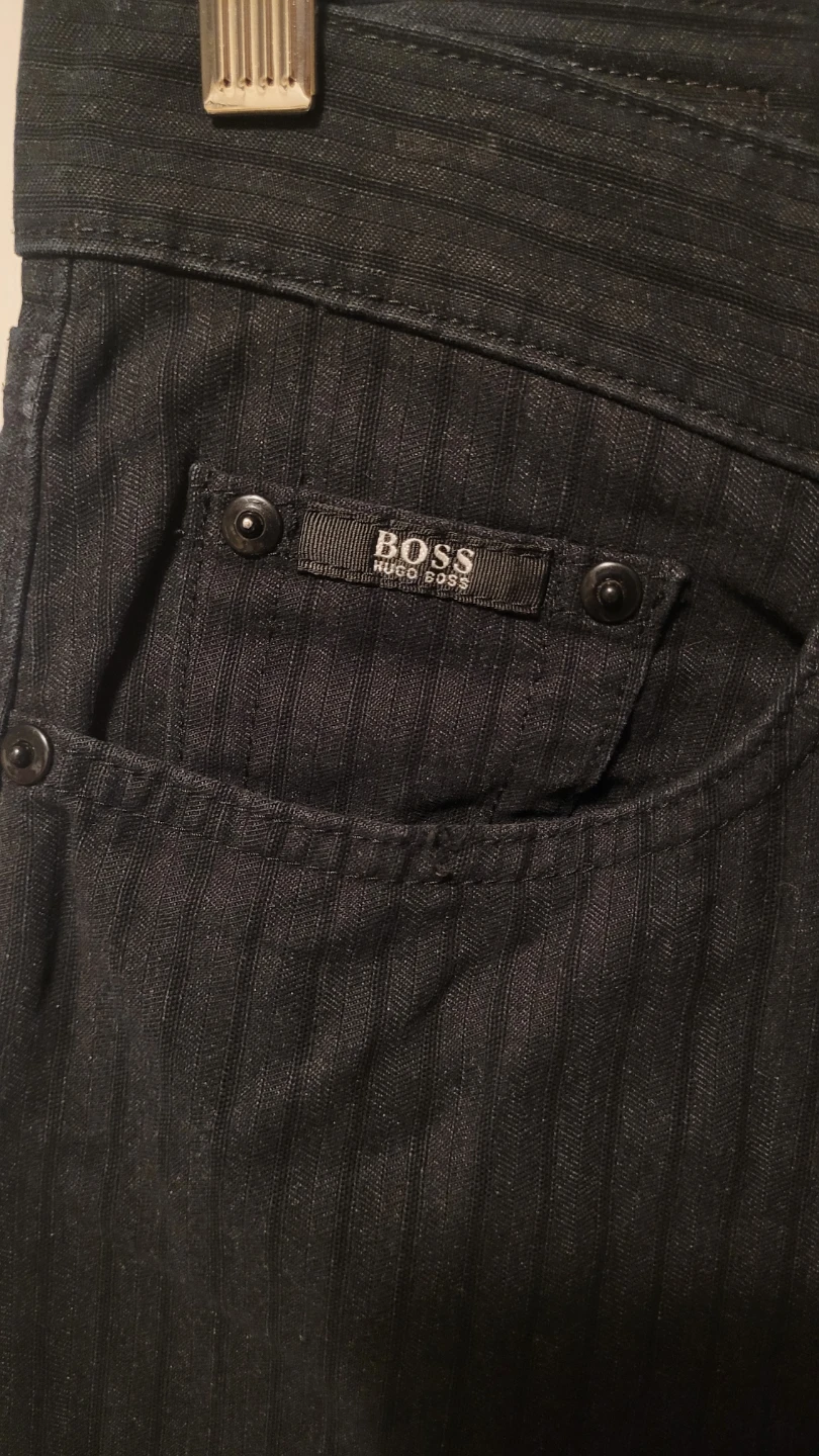 Hugo Boss Black Pinstripe Jeans