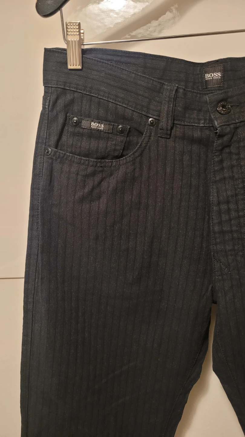 Hugo Boss Black Pinstripe Jeans - photo 3