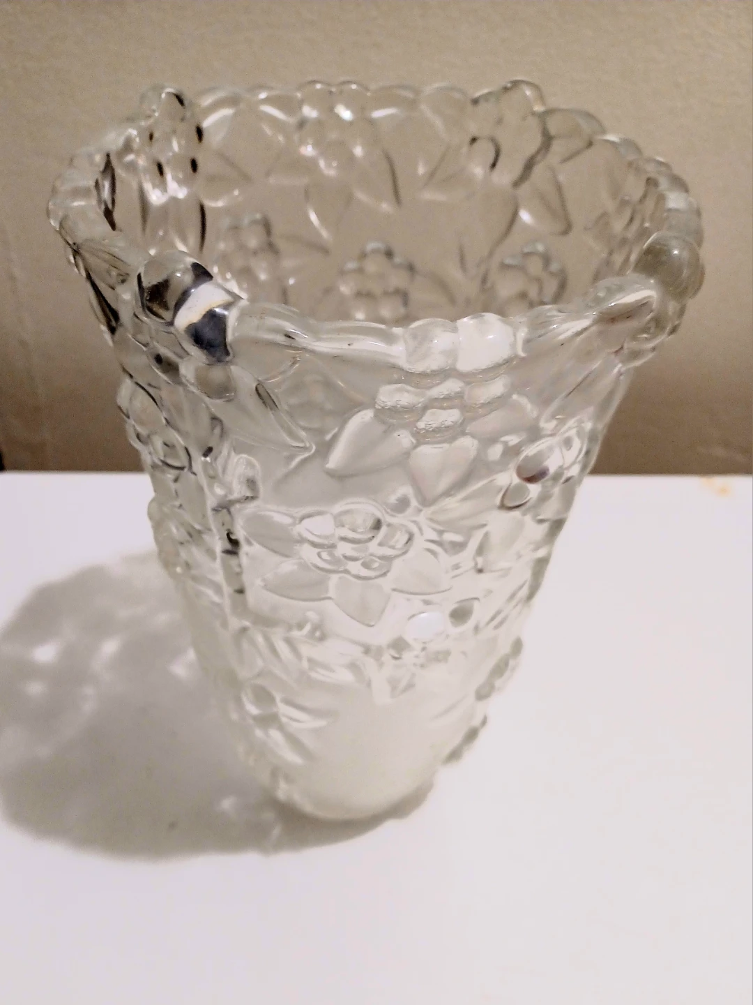 Vtg German Walther Glas Floral Vase - photo 3