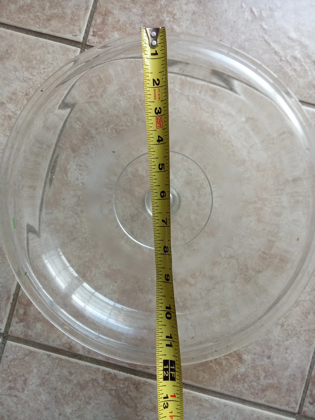 Clear Glass Pot/Pan Lid - 12 Inches