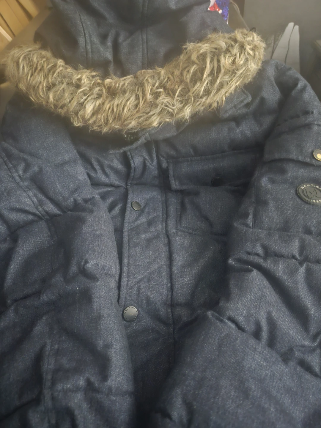 Nautica Puffer Jacket - Wind & Water Resistant - photo 3