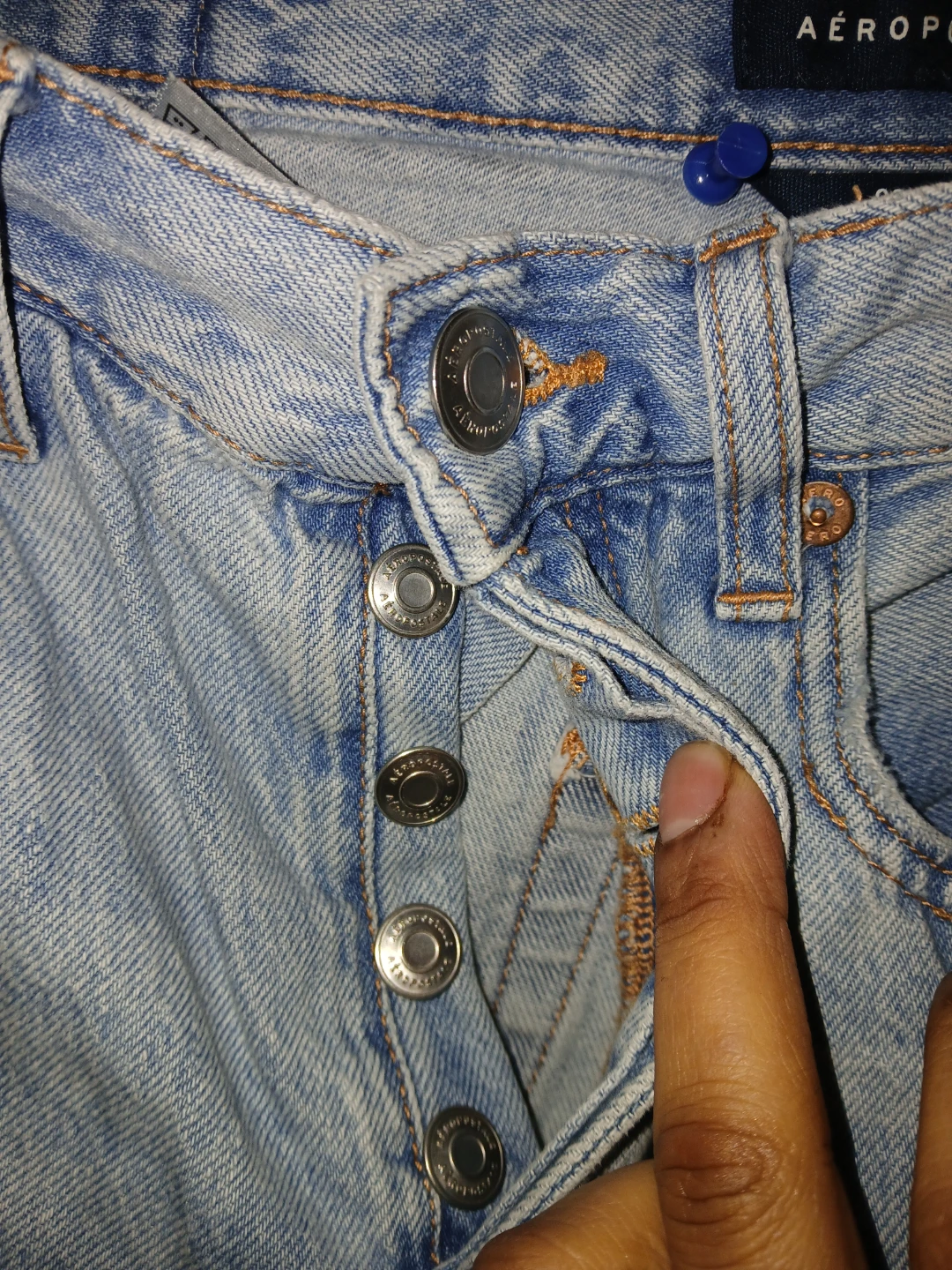 Aeropostale 90's Baggy Jeans Size 6 Regular - photo 5