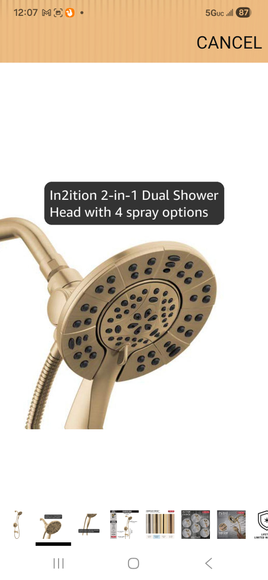 Delta In2ition 2-in-1 Dual Shower Head - photo 3