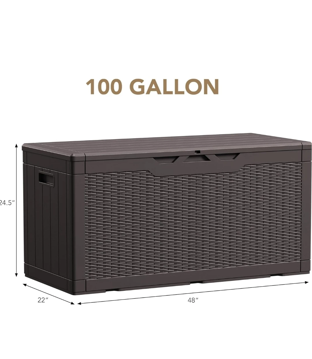100 Gallon Outdoor Storage Container - photo 2
