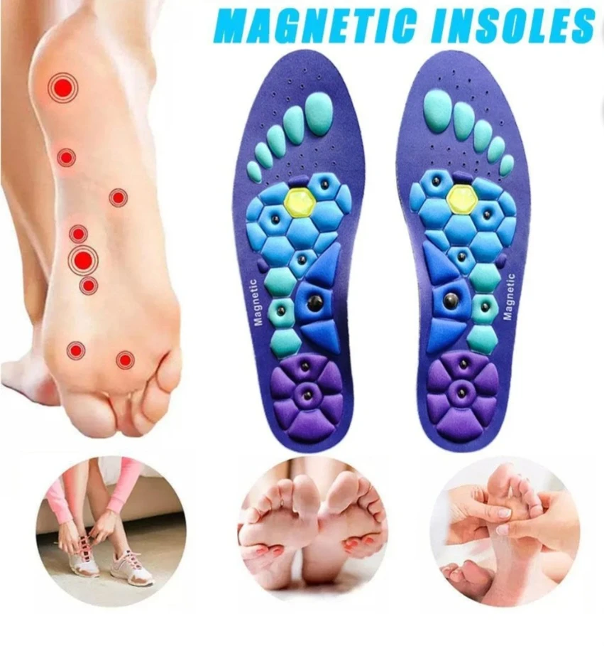 Magnetic Insoles for Men and Women-Size women 7.5-9 men 8.5 - photo 2