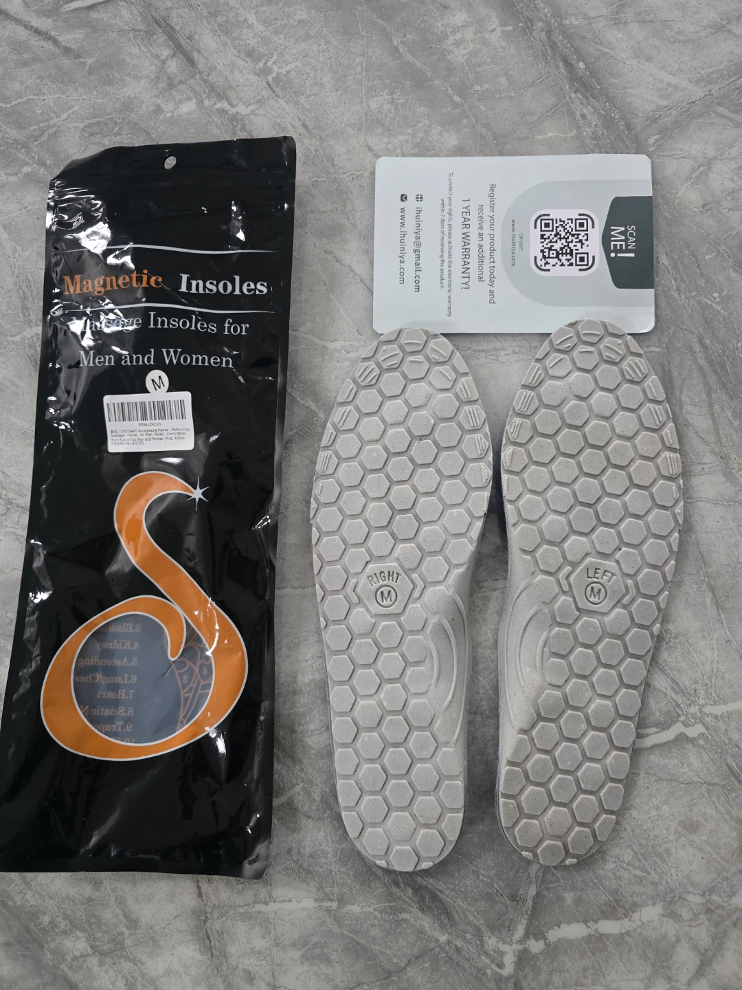 Magnetic Insoles for Men and Women-Size women 7.5-9 men 8.5 - photo 4