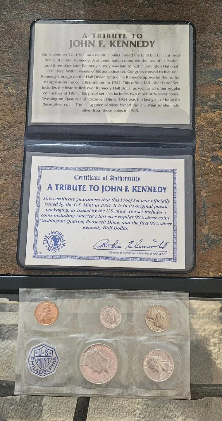 Kennedy silver proof set - photo 3